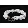 Image 1 : 193.47CTW 7in. CRYSTAL CLEAR CHIPPED STONE BRACELET MET