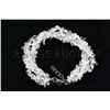 Image 2 : 193.47CTW 7in. CRYSTAL CLEAR CHIPPED STONE BRACELET MET