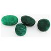 Image 2 : Emerald 332ct Loose Gemstone Mix Sizes Oval Cut