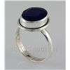 Image 1 : SAPPHIRE CORRUNDUM 29.77CTW SILVER RING