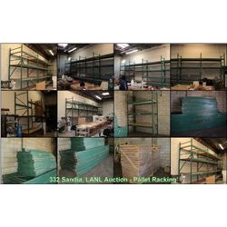 Mirak Pallet Racking, 14X Money 15 12' Uprights, 82 Beams 90", 2"x6" Wooden Decking, therefore the b