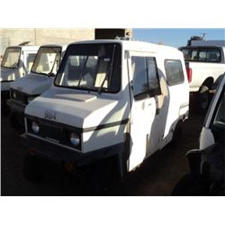 1985 CUSHMAN TRUCK / VAN ~ 9508 MILES 1 KEY, DOES TURN OVER,  NO TITLE - NO FORM-97  MODEL: 898458-8