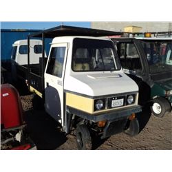 1989 CUSHMAN PLANT TRUCK ~ 13,162 MILES NO KEY, NO START, NO TITLE - NO FORM-97  MODEL: 898455-9010,