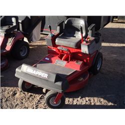 SNAPPER SCRAMBLER 33" HI VAC MOWER NO KEY, NO START (print sequence:) 6505