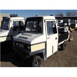 CUSHMAN PLANT TRUCK ~ 2,824 MILES NO KEY, NO START, NO TITLE - NO FORM-97  MODEL: 898452-9110, SERIA
