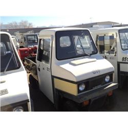 1987 CUSHMAN PLANT TRUCK ~ 9054 MILES 1 KEY, NO START,  NO TITLE - NO FORM-97 MODEL: 898452-8720, SE