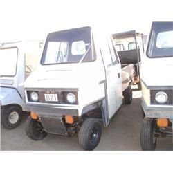 1991 CUSHMAN PLANT TRUCK ~ 2617 MILES, 1286 HOURS 1 KEY, NO START,  NO TITLE - NO FORM-97 MODEL: 898