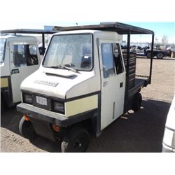 1993 CUSHMAN PLANT TRUCK ~ 15,957 MILES, 1 KEY, STARTS,  NO TITLE - NO FORM-97 MODEL: 898459A, SERIA