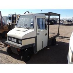 1994 CUSHMAN PLANT TRUCK ~ 14,585 MILES ~ 1 KEY, DOES CRANK,  NO TITLE - NO FORM-97 MODEL: 898459A,
