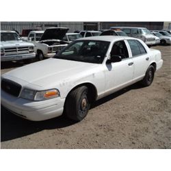 2003 FORD CROWN VICTORIA ~ 49,376 MILES VIN: 2FAFP71W73X180042     V8, 4.6L, RWD TITLE # 03100134A62