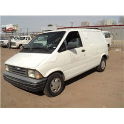 1997 FORD AEROSTAR MINIVAN ~ 104,714 MILES VIN: 1FTDA14U5VZC06984     V6, 3.0L, RWD TITLE # 07144734