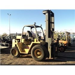1985 CATERPILLAR R80 FORKLIFT -8000LBS - 264 HOURS 1 KEY, STARTS, MODEL: R80, SERIAL# 49A00738 (prin