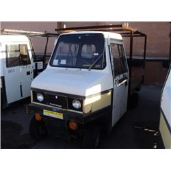 1987 CUSHMAN TRUCKSTER W/ TOOL BOXES ~17,838 MILES 1 KEY, STARTS,  NO TITLE - NO FORM-97 MODEL: 8984