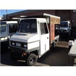 CUSHMAN TRUCKSTER, 14,830 MILES 1 KEY, STARTS,  NO TITLE - NO FORM-97 (print sequence:) 6154 / 6164