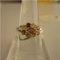 23.80 ctw,SEMIPRECIOUS RING .925 STERLING SILVER