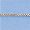 Image 2 : Genuine 16" 14k  Gold-Yellow  1.2mm  8 Sided Box Chain