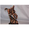 Image 1 : BRASS STATUE OF MAN RIDDING A HORSE