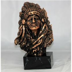 BRASS INDIAN STATUE