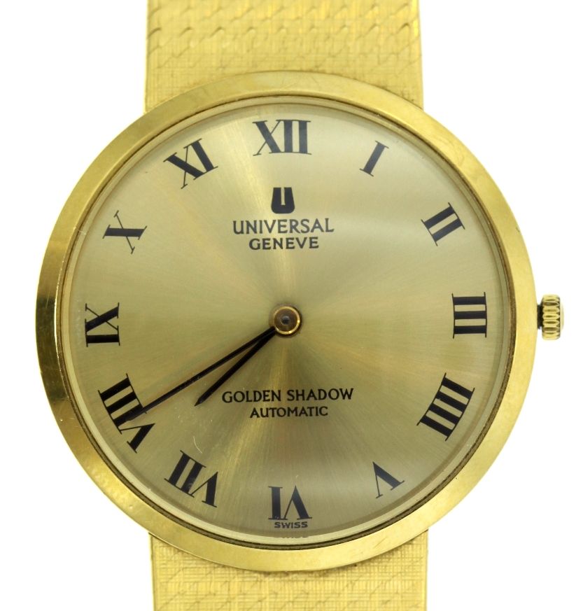 Universal Geneve Golden Shadow 18KT Yellow Gold Watch GB1153 BidsTada