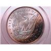 Image 2 : 10 OZ .999 PURE SILVER BAR WITH MORGAN DOLLAR INLAY