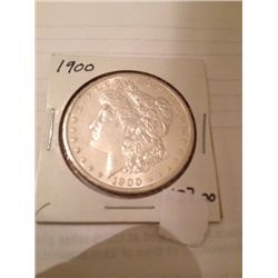 1900 BU MS-63 MORGAN SILVER DOLLAR