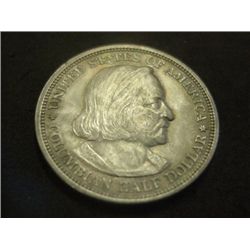 1892 COLUMBIAN SILVER HALF DOLLAR XF-45