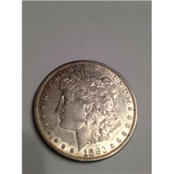 1883-CC MORGAN SILVER DOLLAR MS-63