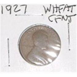 1927 WHEAT CENT *RARE EARLY NICE PENNY!! COIN CAME OUT OF SAFE!!