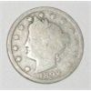 Image 1 : 1899 LIBERTY HEAD "V" NICKEL *NICE EARLY NICKEL!! COIN CAME OUT OF SAFE!!