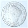 Image 1 : 1899 LIBERTY HEAD "V" NICKEL *NICE EARLY NICKEL!! COIN CAME OUT OF SAFE!!
