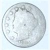 Image 1 : 1884 LIBERTY HEAD "V" NICKEL RED BOOK VALUE IS $25.00+ *RARE KEY DATE EARLY NICKEL!!