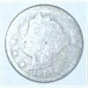 Image 1 : 1887 LIBERTY HEAD "V" NICKEL RED BOOK VALUE IS $15.00+ *RARE KEY DATE NICE EARLY NICKEL!!