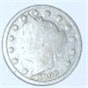 Image 1 : 1908 LIBERTY HEAD "V" NICKEL *NICE EARLY NICKEL!! COIN CAME OUT OF SAFE!!