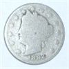Image 1 : 1892 LIBERTY HEAD "V" NICKEL RED BOOK VALUE IS $7.00+ *NICE EARLY NICKEL!! COIN CAME OUT OF SAFE!!