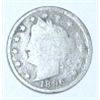 Image 1 : 1896 LIBERTY HEAD "V" NICKEL RED BOOK VALUE IS $10.00+ *NICE EARLY NICKEL!! COIN CAME OUT OF SAFE!!