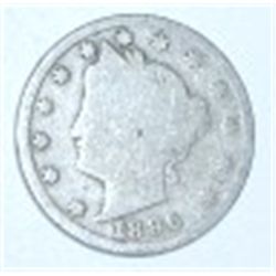 1896 LIBERTY HEAD "V" NICKEL RED BOOK VALUE IS $10.00+ *NICE EARLY NICKEL!! COIN CAME OUT OF SAFE!!