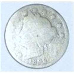 1892 LIBERTY HEAD "V" NICKEL RED BOOK VALUE IS $7.00+ *NICE EARLY NICKEL!! COIN CAME OUT OF SAFE!!