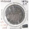 Image 1 : 1876 EXTREMELY RARE C/N MEXICO 1 CENT *RARE EARLY VERY GOOD GRADE!! COIN CAME OUT OF SAFE!!