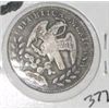 Image 2 : 1868/57 EXTREMELY RARE 90% SILVER G/O MEXICO 2 REALES WORLD BOOK VALUE IS $100.00+ *RARE EARLY FINE 