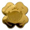 Image 1 : Palau Gold $1 Four-Leaf Clover (1/2 gram of Pure Gold)