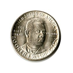 US Commemorative Half Dollar 1951-P Booker T Washington