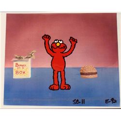 Background Elmo Cel Burger In A Box Original Animation