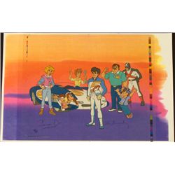 Speed Racer Crew Original Animation Sericel Background