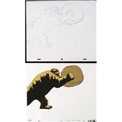 Cel Original Herculoids Drawing Igoo Smash Animation