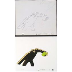 Herculoids Drawing Animation The Wind Up Cel Original