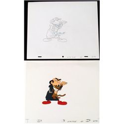 Cel Original Drawing Good Azrael Animation The Smurfs