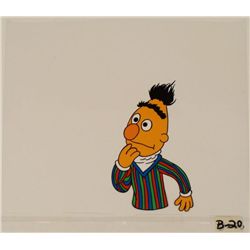 Confused Bert Sesame Street Cel Animation Art Original