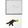 Image 1 : Cel Rock Toss Original Herculoids Drawing Animation