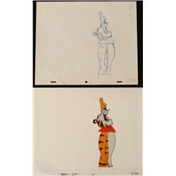 Tony the Tiger Production Victory Cel Original Drawing