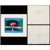 Image 1 : Production Pink Panther Bkgd Open Drawing Cel Original